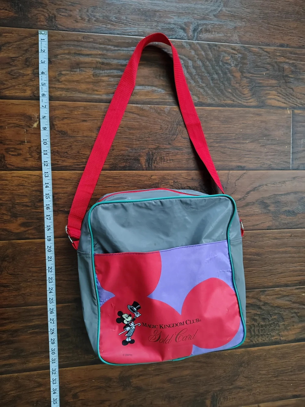 Vintage 80s Disney Magic Kingdom Club travel shoulder bag Mickey Mouse